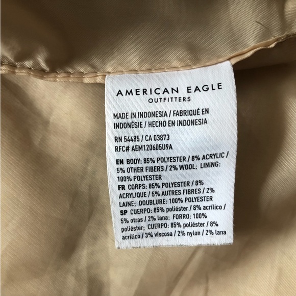 American Eagle Outfitters Plaid Wool Blend Shacket - Picture 3 of 11